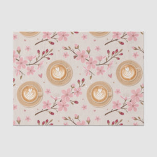 Cherry Blossom Coffee Cozy Pattern (7) Tissue Paper