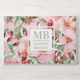 Cherry Blossom Custom Name HP Laptop Skin