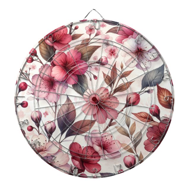 Cherry Blossom Dart Board (Front)