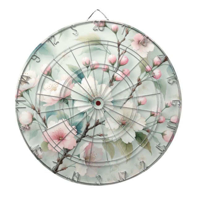 Cherry Blossom Dart Board (Front)