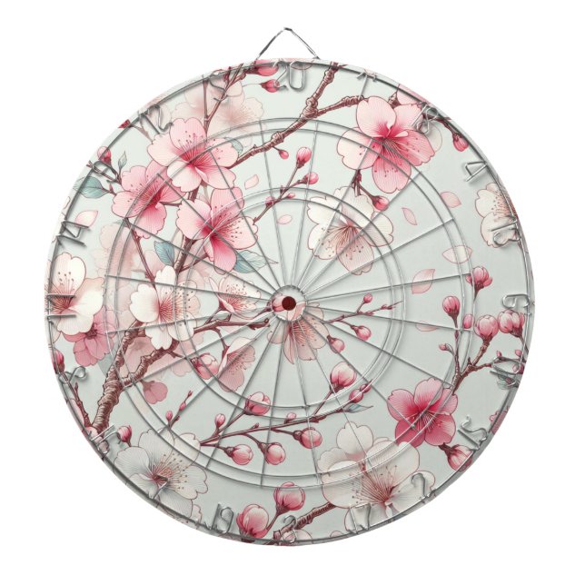 Cherry Blossom Dart Board (Front)