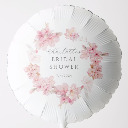 Cherry Blossom Delight Bridal Shower Balloon