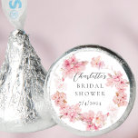Cherry Blossom Delight Bridal Shower Hershey®'s Kisses®<br><div class="desc">Introducing our exquisite cherry blossom chocolate kiss favor designed to add a touch of elegance to your special occasion. This beautifully crafted gift tag features a delicate cherry blossom floral. With its charming design and sophisticated color palette, it sets the perfect tone for a memorable shower. Whether you're hosting an...</div>