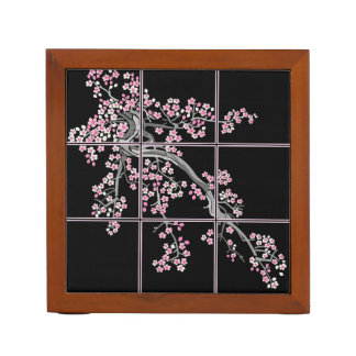 Cherry Blossom Desk Organizer