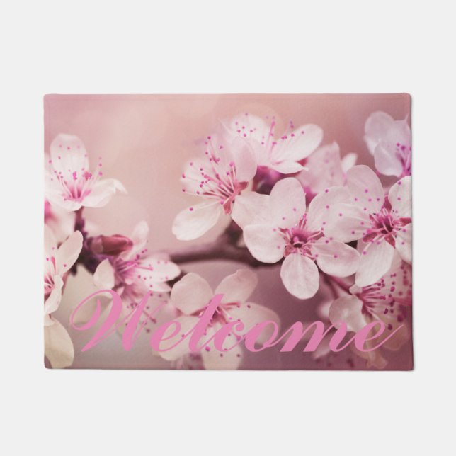 Cherry Blossom Doormat (Front)