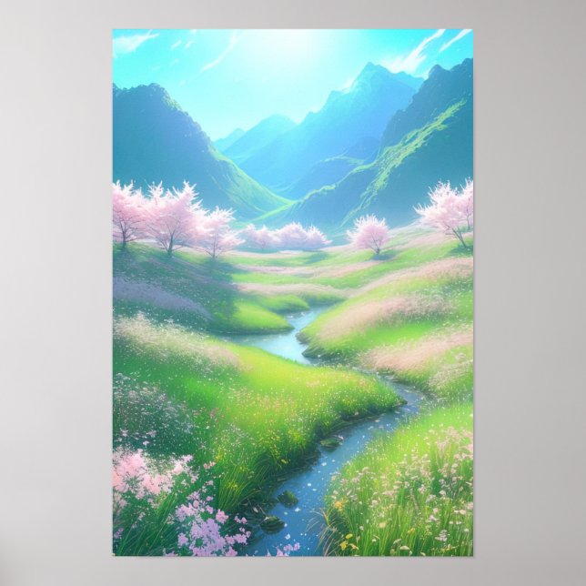 Cherry Blossom Dreams Poster (Front)