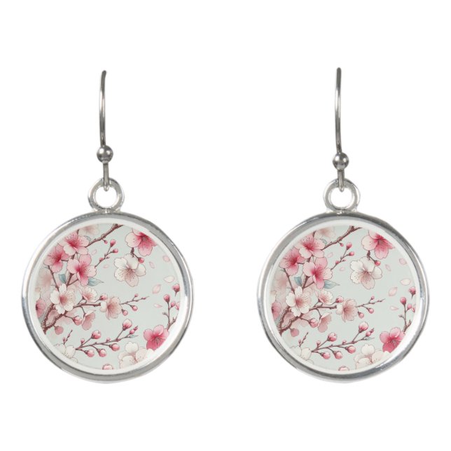 Cherry Blossom Earrings (Front)