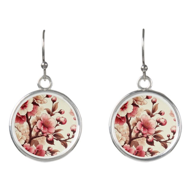 Cherry Blossom Earrings (Front)