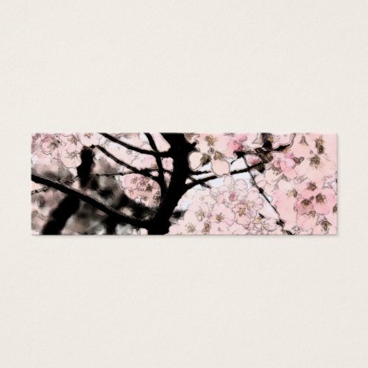 Cherry Blossom Edited Bookmark (Front)