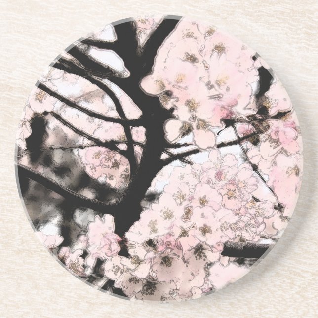 Cherry Blossom Edited Coaster (Front)