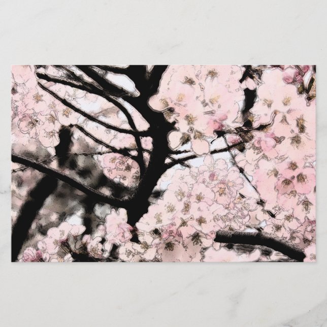 Cherry Blossom Edited Craft Paper (Front)