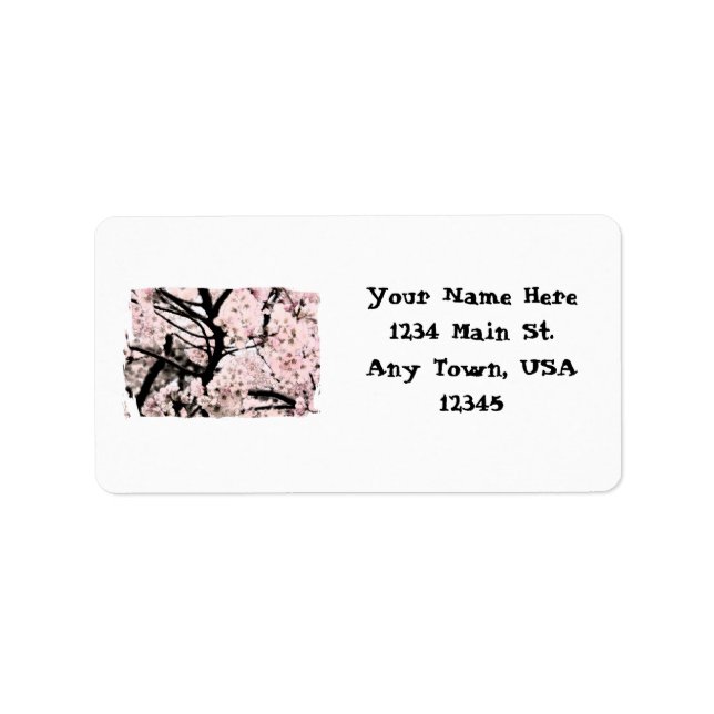 Cherry Blossom Edited Label (Front)