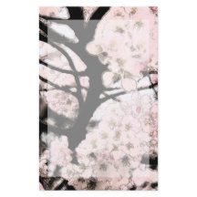 Cherry Blossom Edited Stationery