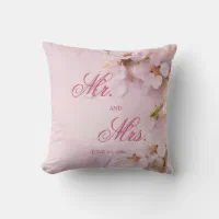 Wedding throw outlet pillows