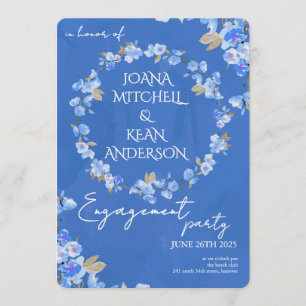 Cherry Blossom Engagement Party Invitation