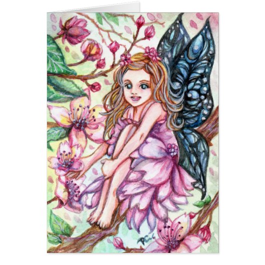 Cherry Blossom Fairy Cards (Front)