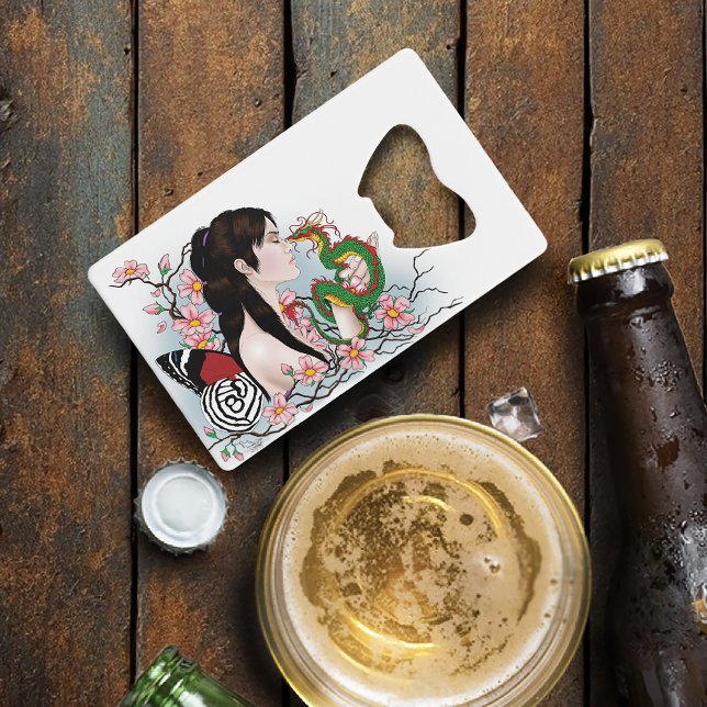 Cherry Blossom Fairy Dragon Friendship Credit Card Bottle Opener (Creator Uploaded)