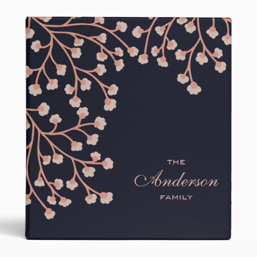 Cherry Blossom Family Tree Genealogy Binder