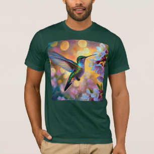 Cherry Blossom Fantasy Hummingbird T-Shirt