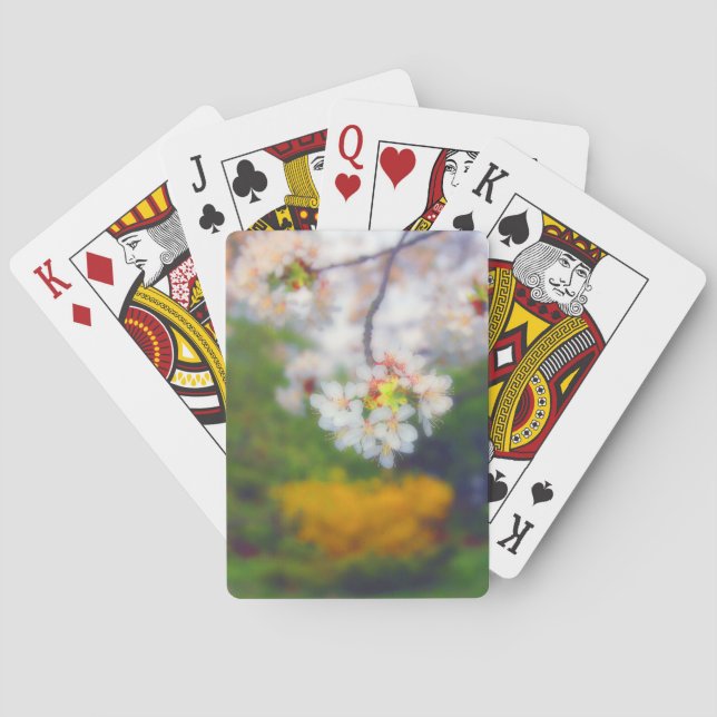 Cherry Blossom Fantasy Playing Cards (Back)