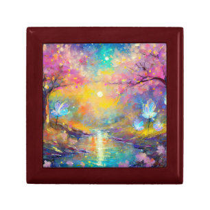 Cherry Blossom Fantasy Sunrise Stream Gift Box