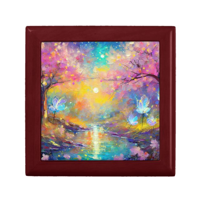 Cherry Blossom Fantasy Sunrise Stream Gift Box (Front)