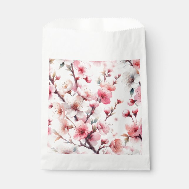 Cherry Blossom Favor Bag (Front)