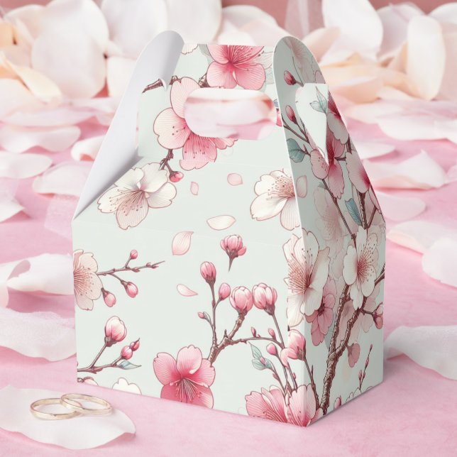 Cherry Blossom Favor Boxes (Wedding)