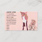 Cherry Blossom Fawn Business Cards