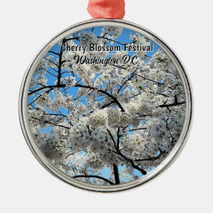 Cherry Blossom Festival Washington D.C. Souvenir Metal Ornament