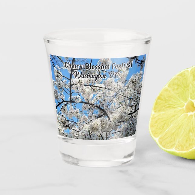 Cherry Blossom Festival Washington D.C. Souvenir S Shot Glass (Front)