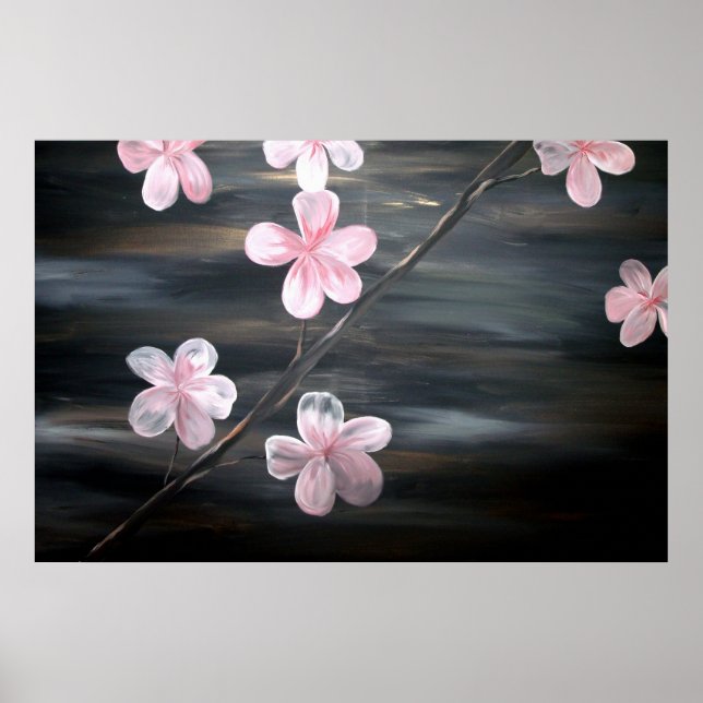 Cherry Blossom Fine Art Poster Print (Front)