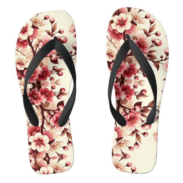 Cherry Blossom Flip Flops (Footbed)