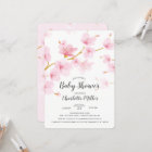 Cherry Blossom Floral Baby Shower Invitation