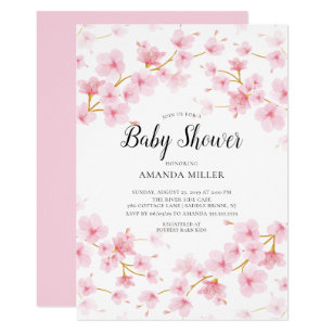 cherry blossom baby shower ideas