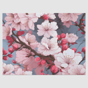 Cherry Blossom Floral Decoupage Tissue Paper