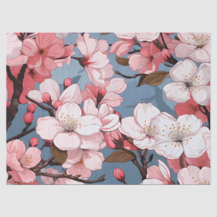 Cherry Blossom Floral Decoupage Tissue Paper