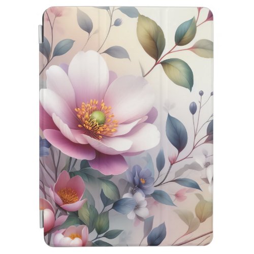 Cherry Blossom Floral Delight in Watercolor iPad Air Cover