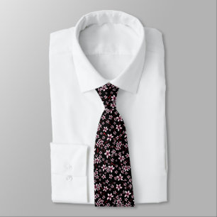 Cherry Blossom Floral Neck Tie