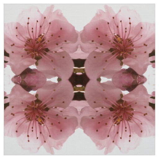 cherry blossom. Floral spring pattern. Fabric