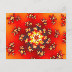 Cherry Blossom Floral Sprinkles Postcard