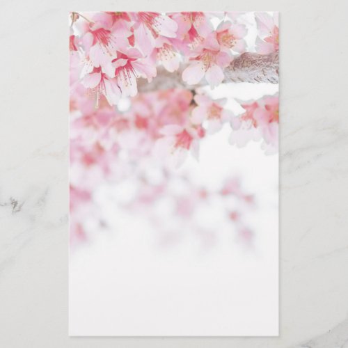CHERRY BLOSSOM FLORAL STSTIONERY STATIONERY
