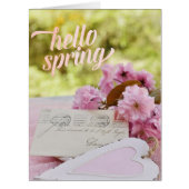 Cherry Blossom Flower Loveletter Spring Text (Front)