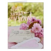 Cherry Blossom Flower Loveletter Spring Text (Front)