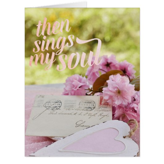Cherry Blossom Flower Loveletter Spring Text (Front)