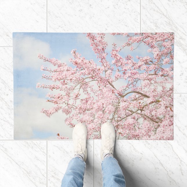Cherry Blossom Flowers Doormat (Indoor)