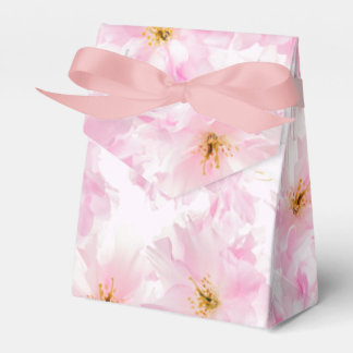 Cherry Blossom flowers Favor Boxes