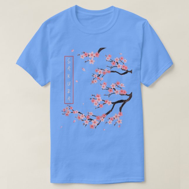 Cherry Blossom Flowers Japanese Art Sakura  T-Shirt (Design Front)
