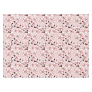 Cherry Blossom Flowers Pattern Tablecloth