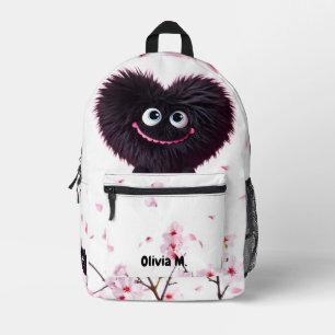 “Cherry Blossom Fuzzy Love” Print Cut Sew Bag